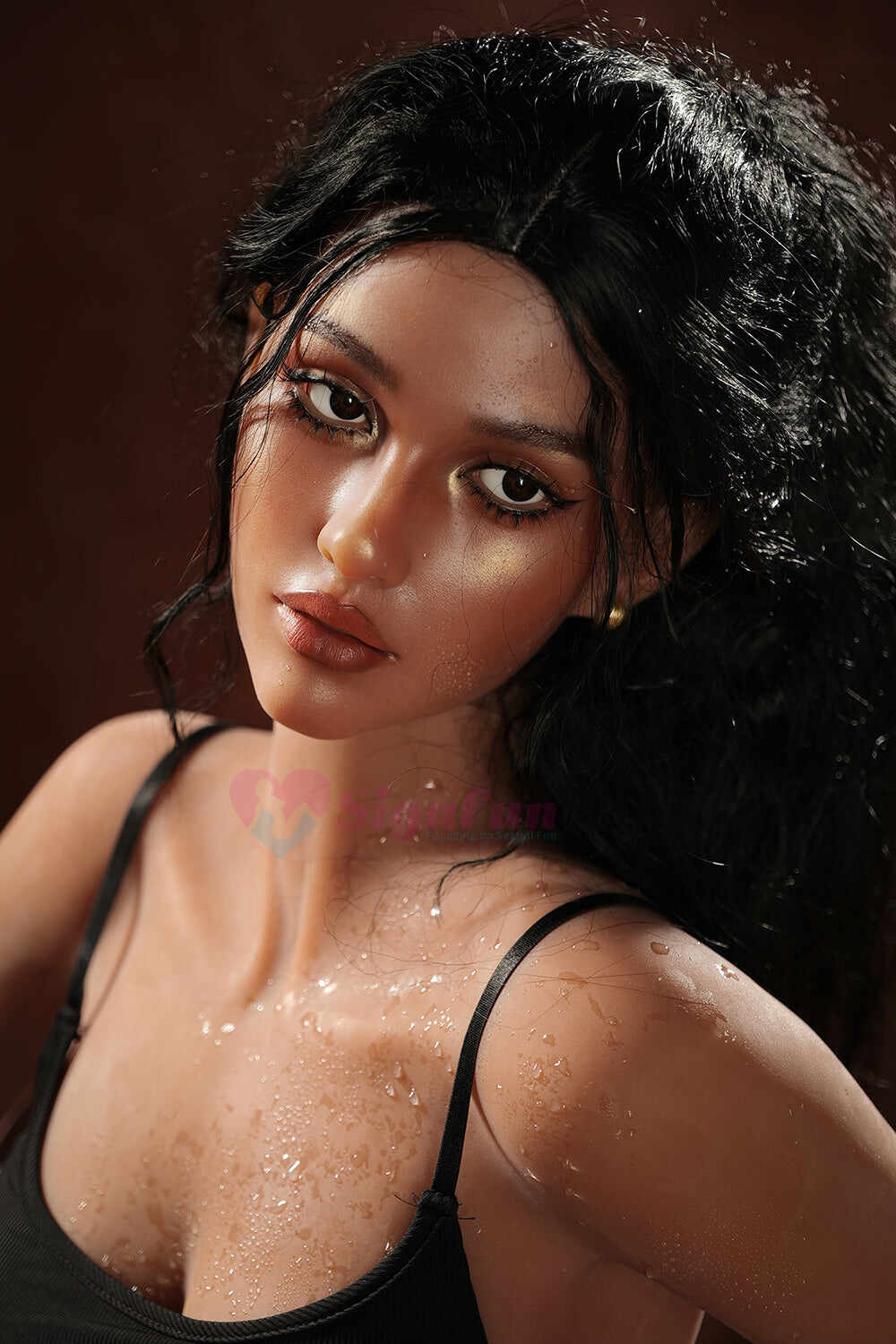 EU Stock - Viv 5.21ft/ 159cm #SG2/SG3 TPE Dark Tanned Realistic Big Breasts Sexy Adult Sex Doll