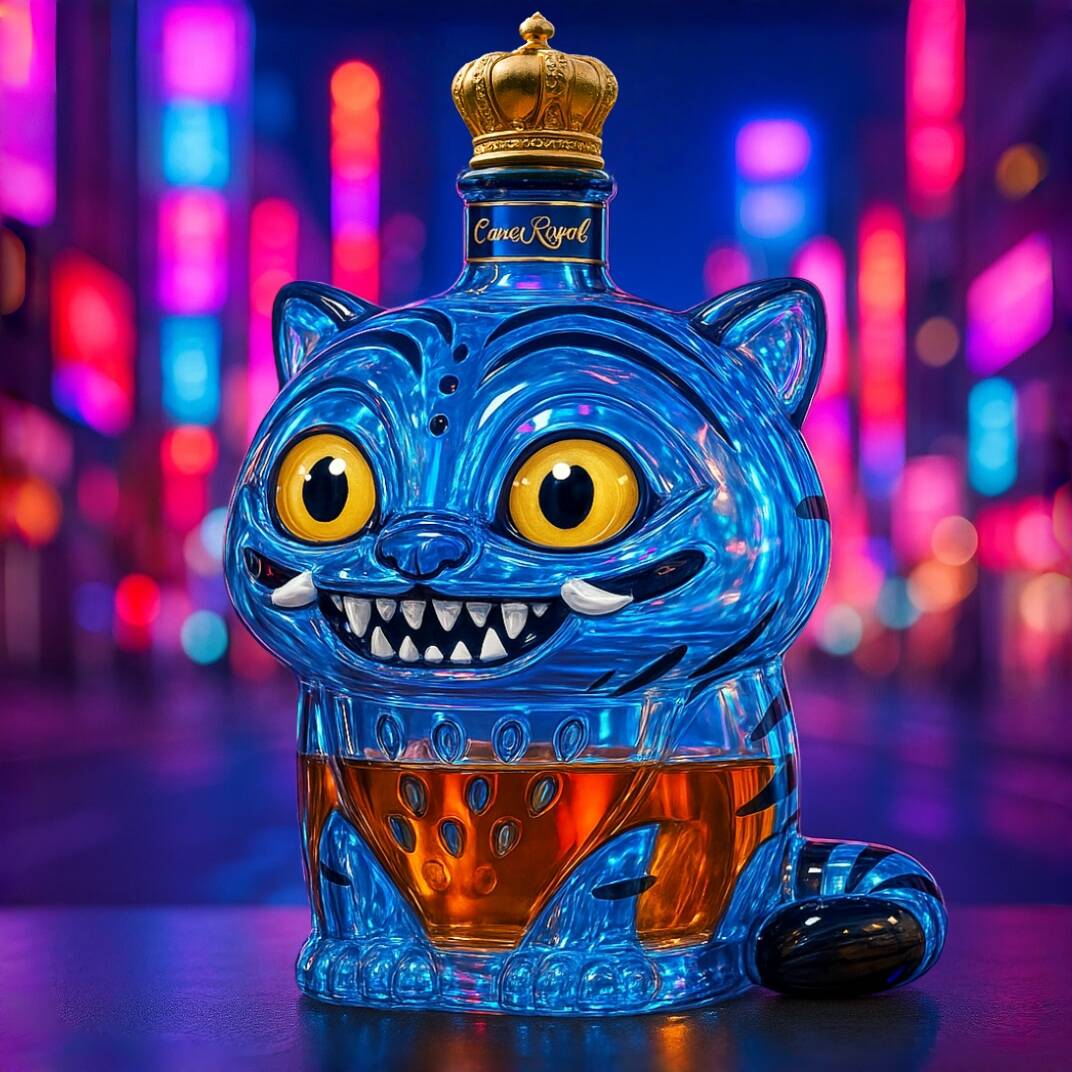 KDH Blue Tiger Whiskey Bottle 2025