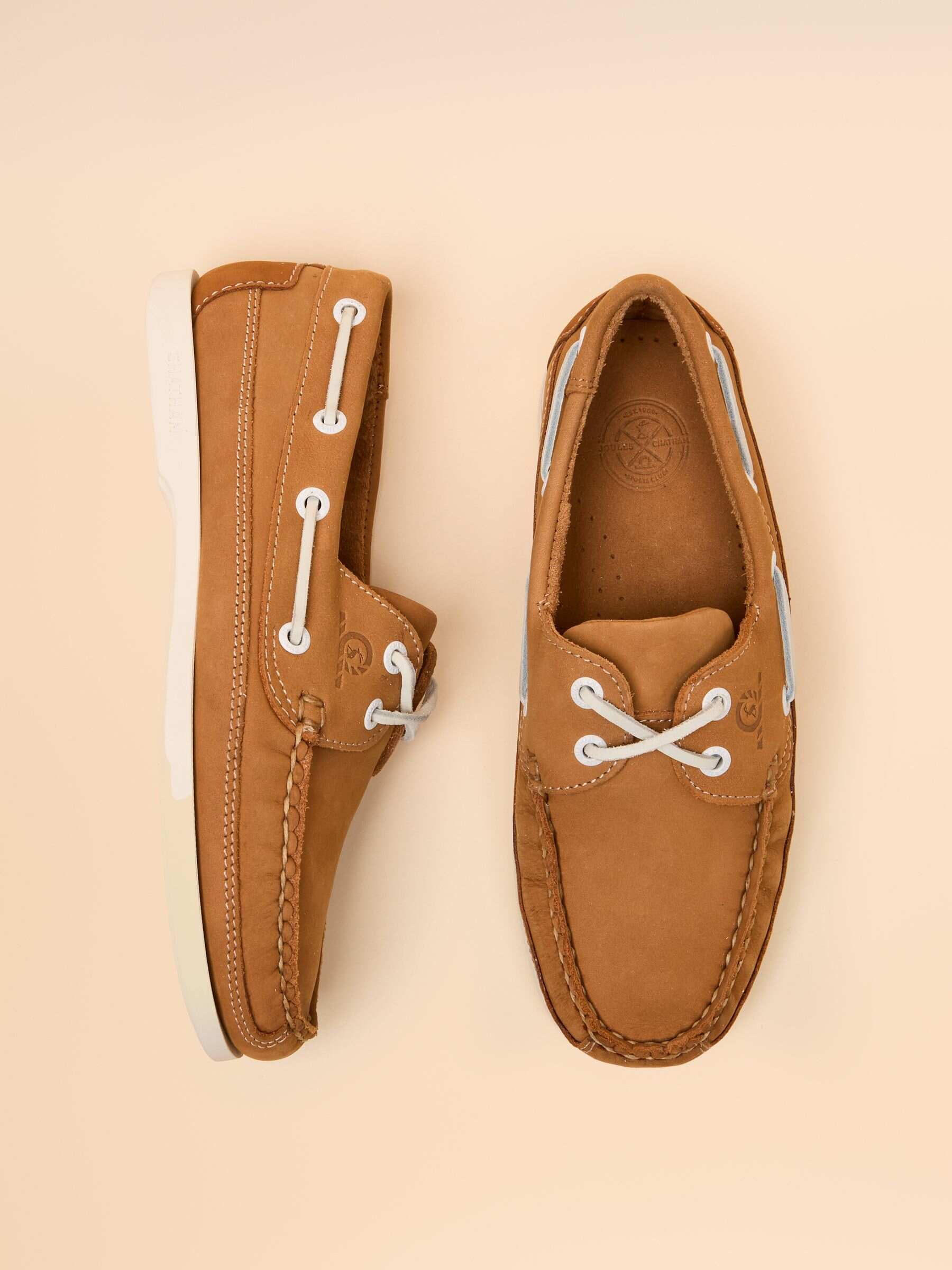 Joules X Chatham Brown Pier Deck Shoes