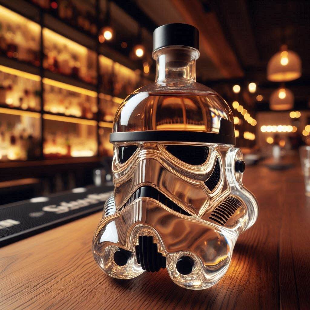 Star Wars Helmet Whiskey Bottle