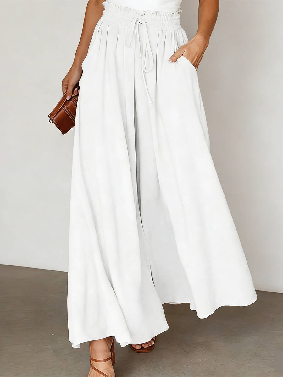 🔥Summer Arrivals🌟Women's Elastic Wide-leg High-waisted Trousers