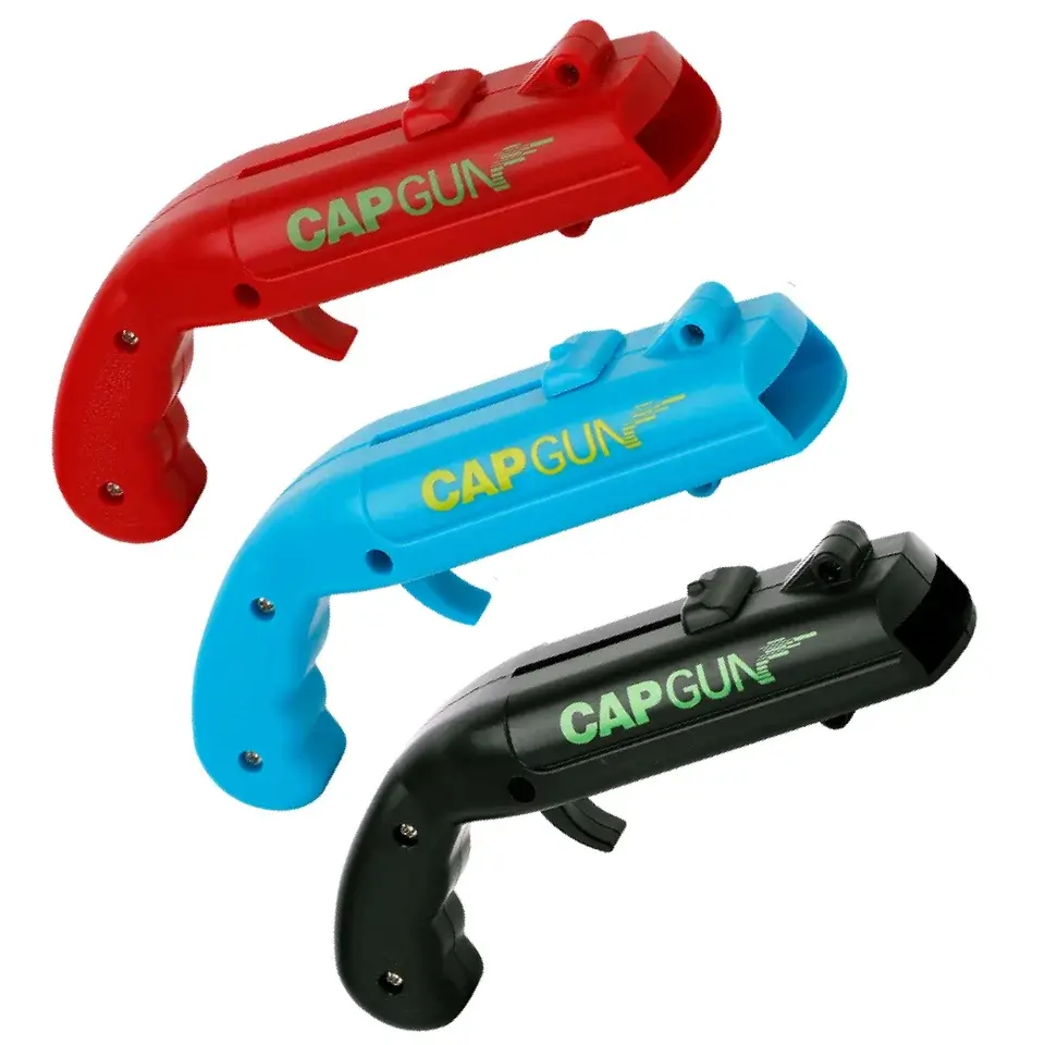 3PC Cap Gun Shooting Bottle Opener-Launches Caps for World Cup Parties, BBQs Adult Gatherings, Fun Gadget for Sports Events