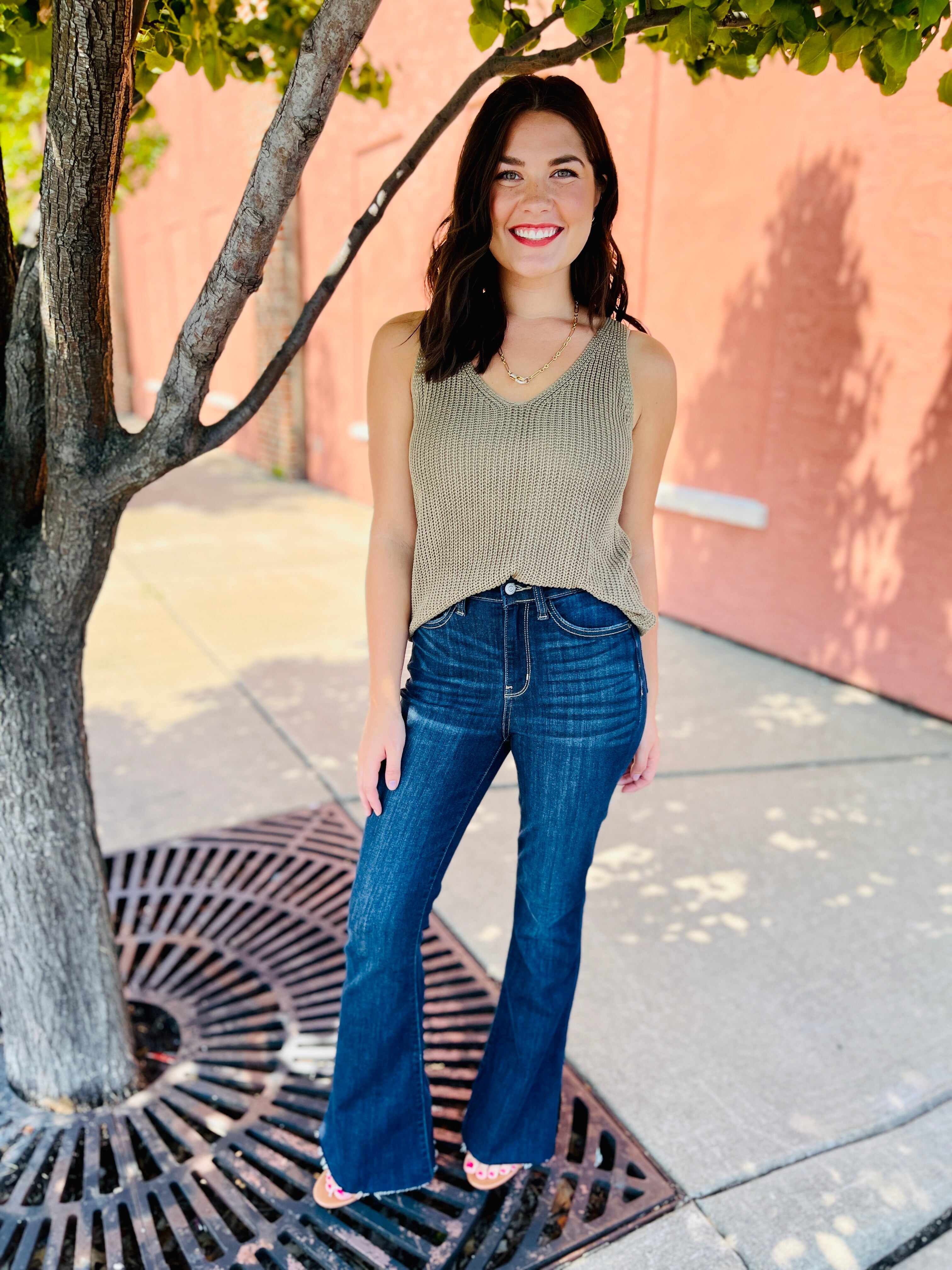 RESTOCK! REG/CURVY See Ya There Flare Jeans