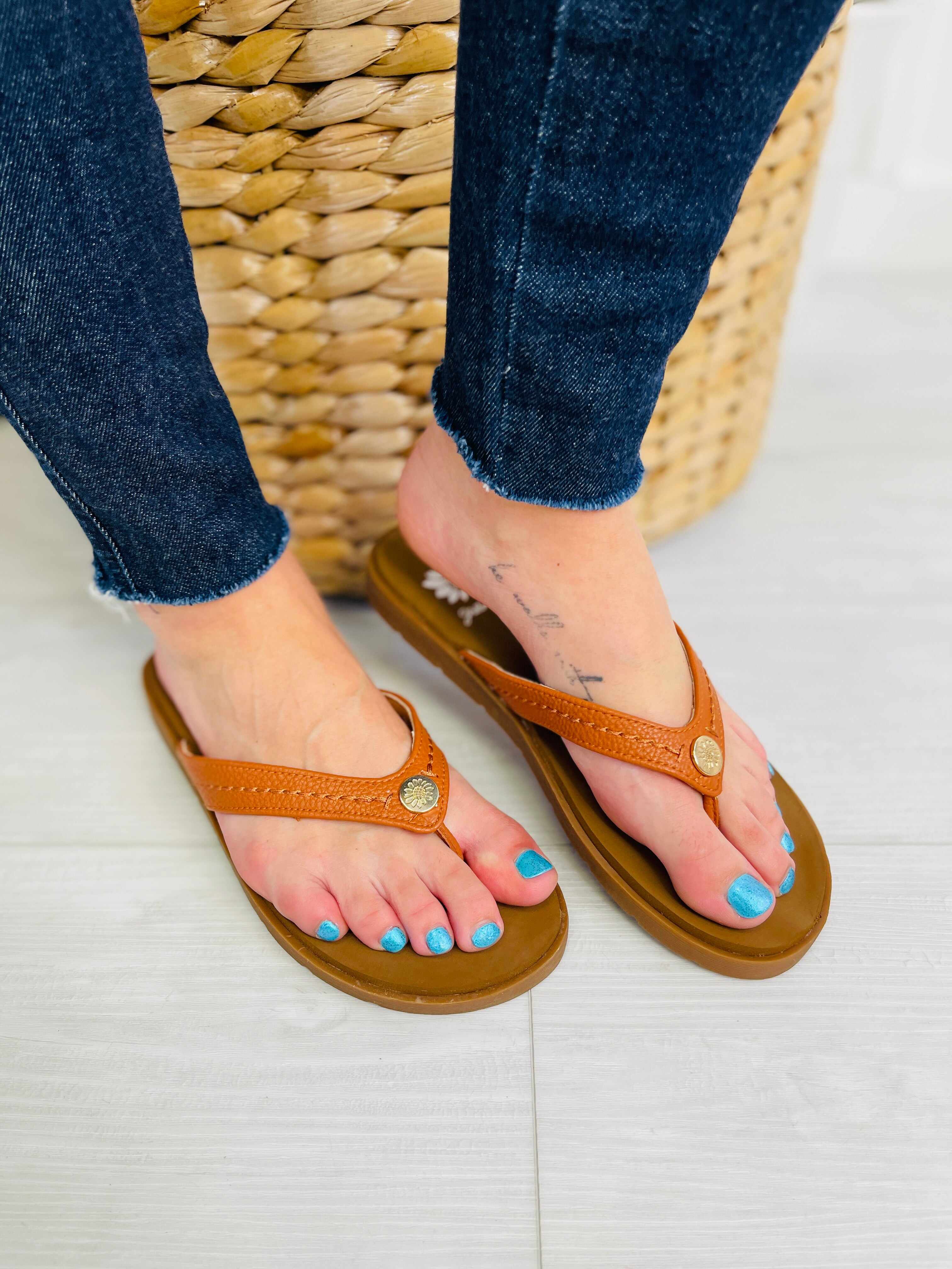 Wherever You Wander Flip Flops