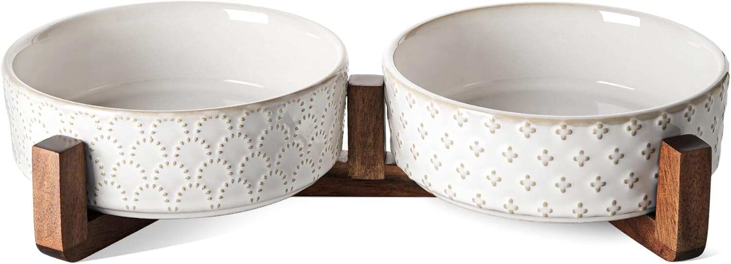 LE TAUCI Ceramic Dog Bowls for Large Dogs - 7