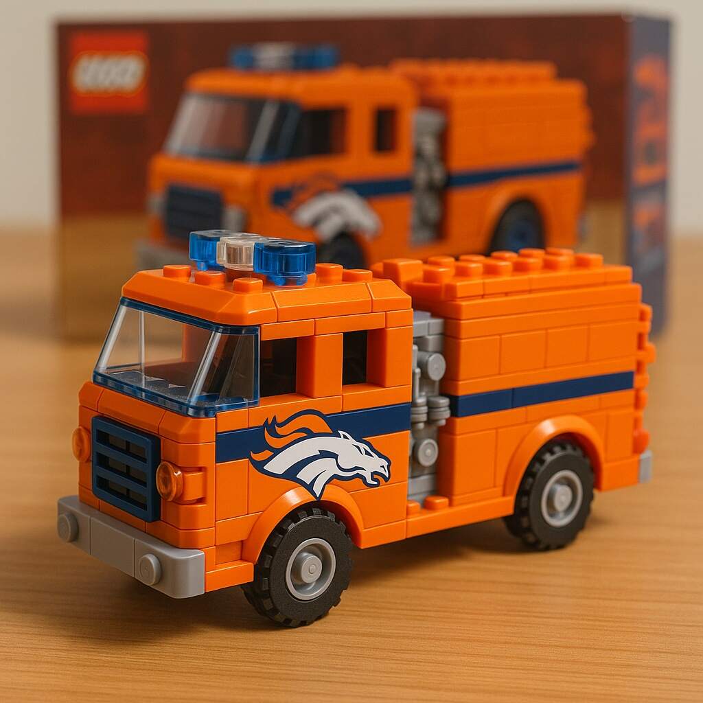 AFC West Series Fire Truck Building Block Set