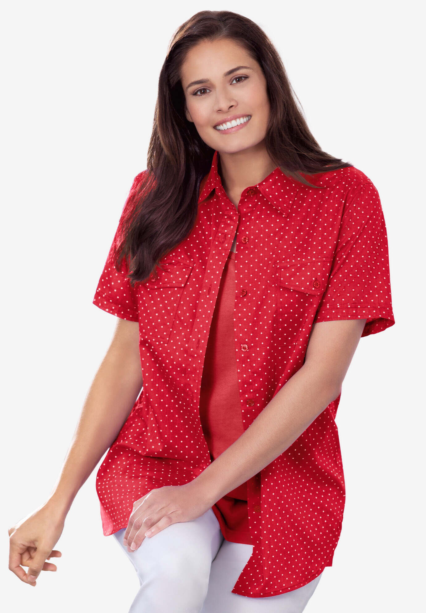 Short-Sleeve Cotton Campshirt