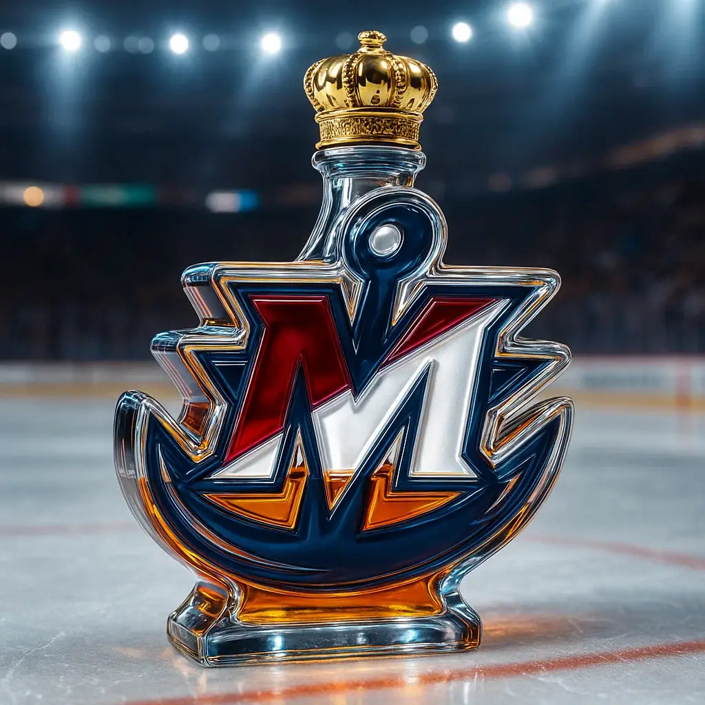 Milwaukee Admirals Whiskey Bottle