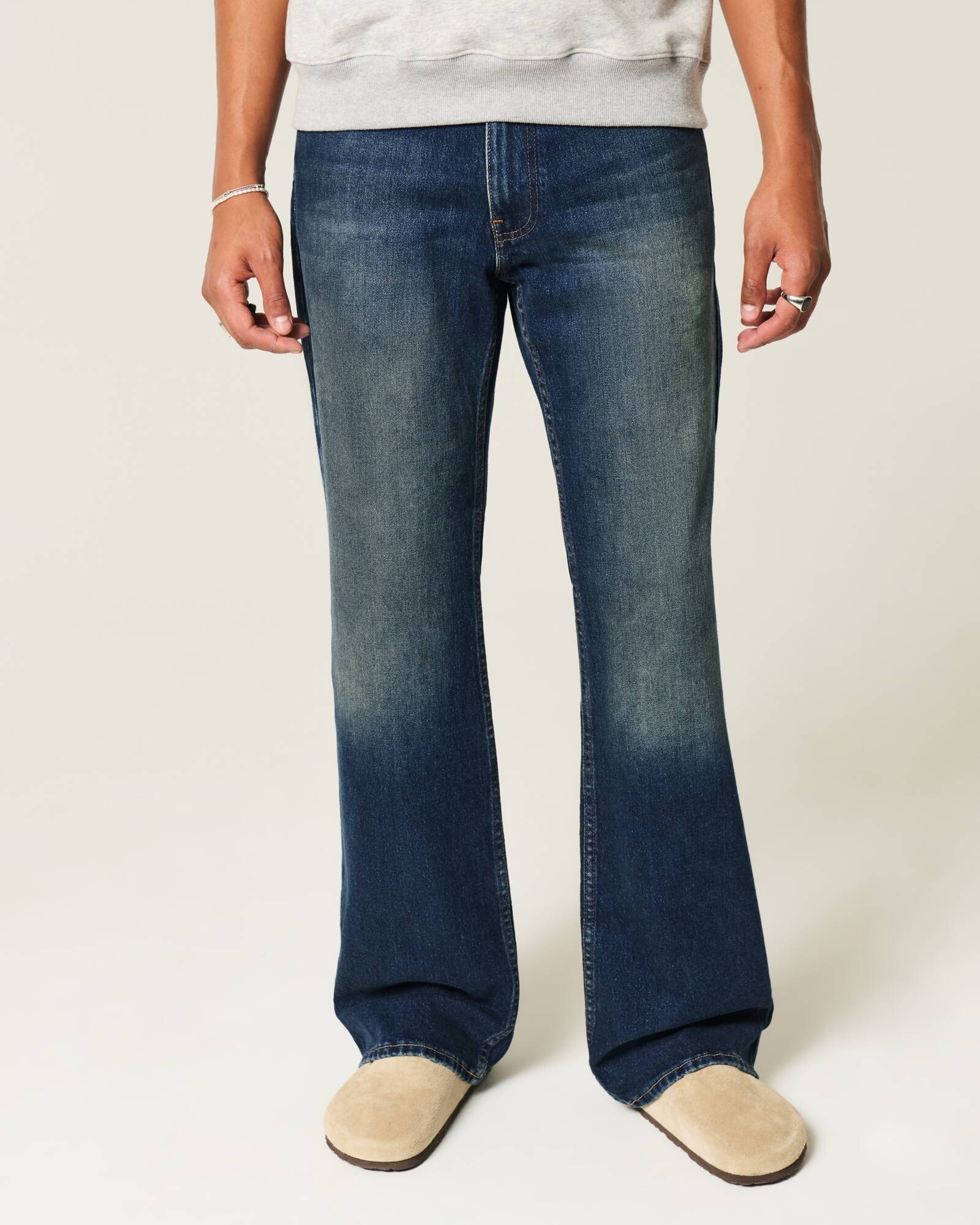 Light Wash Bootcut Jeans