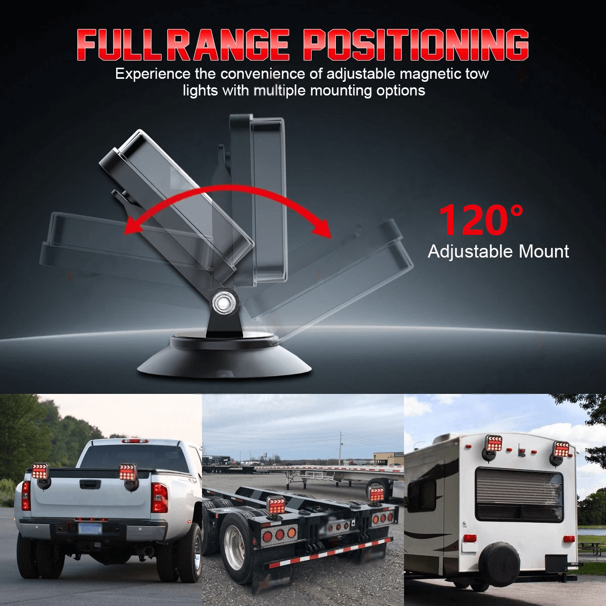 Magnetic Wireless Trailer Lights