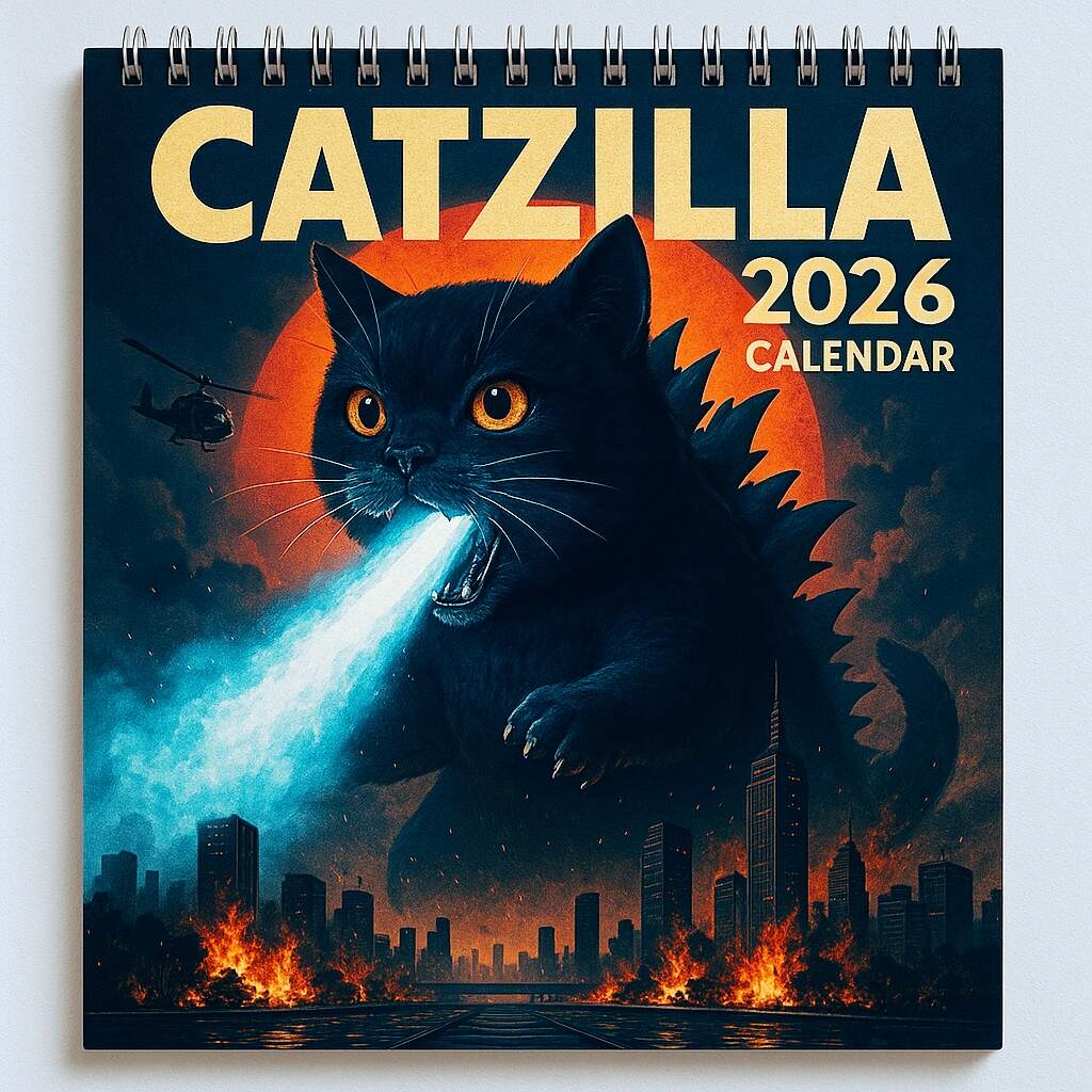 🐾CATZILLA 2026: Global Cat Guardian Calendar