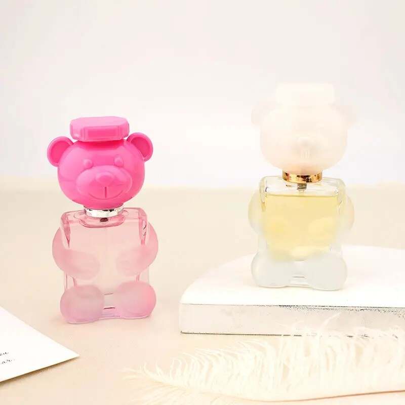 Cute 3D Bear Shaped Refillable Perfume Spray Bottle