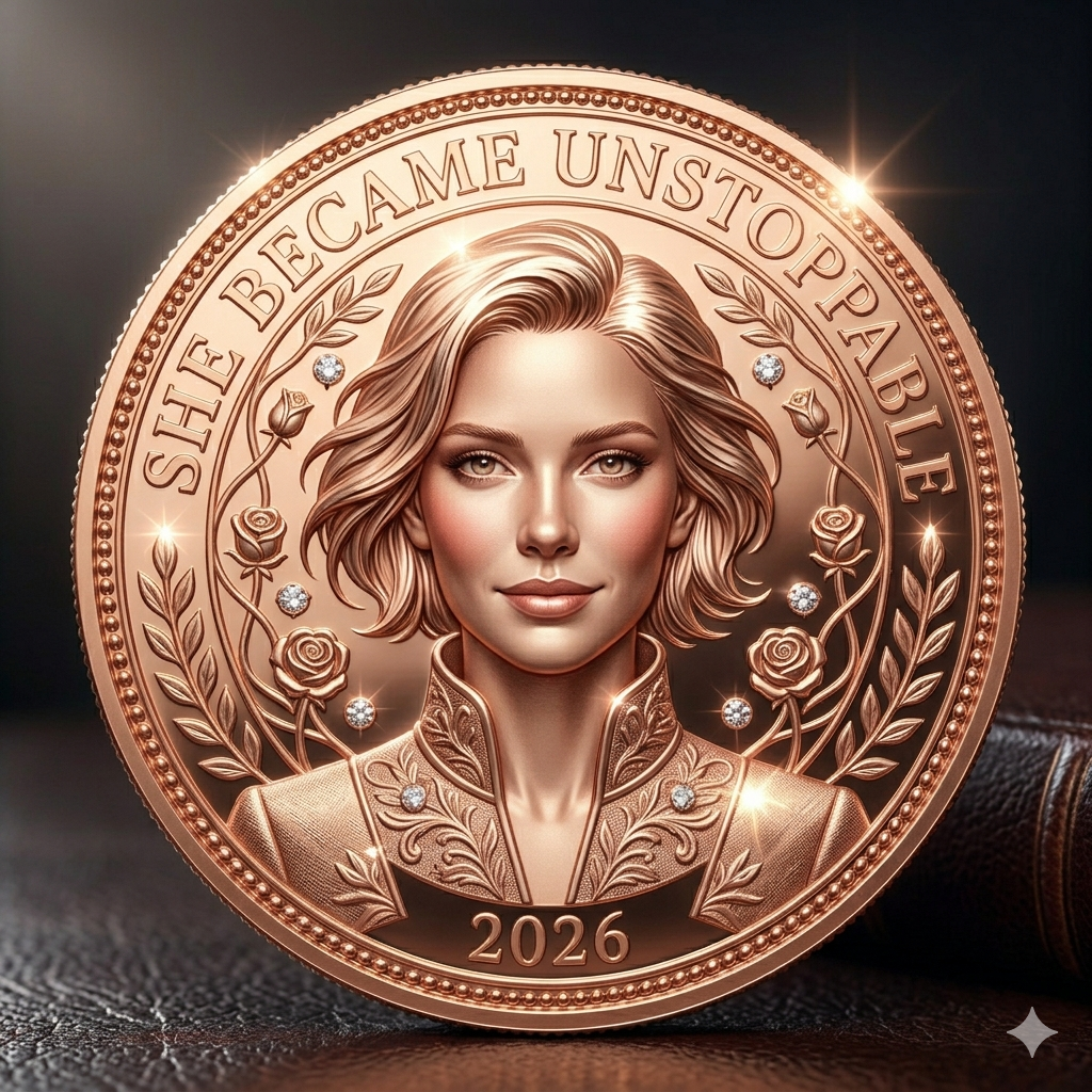 2026 Unstoppable Woman Commemorative Coin - Rise in Your Own Way