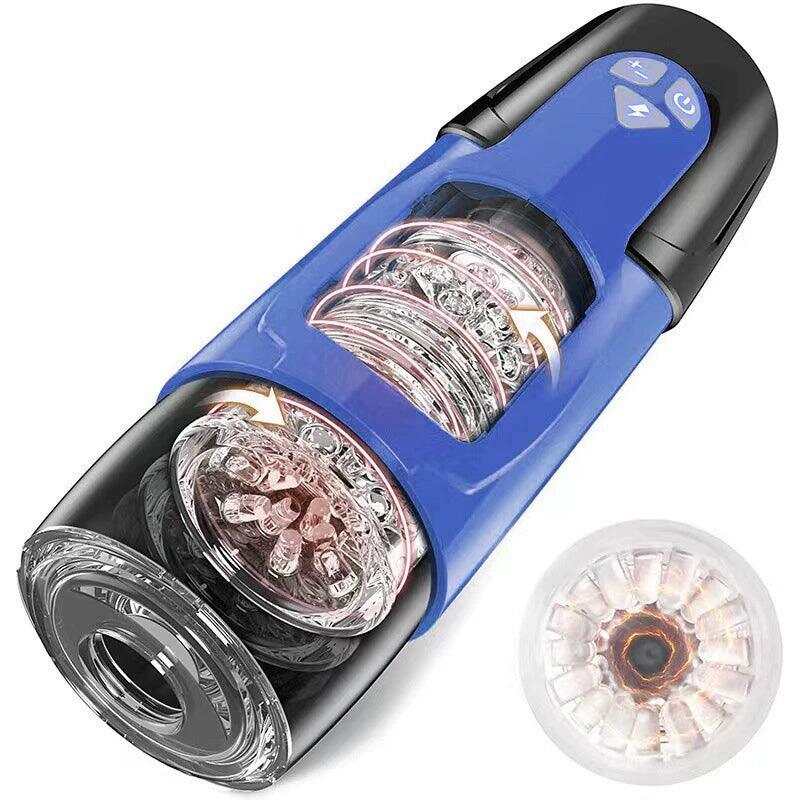 Dark Knight Automatic Thrusting & Rotating Male Masturbator – Pulse Vibrator