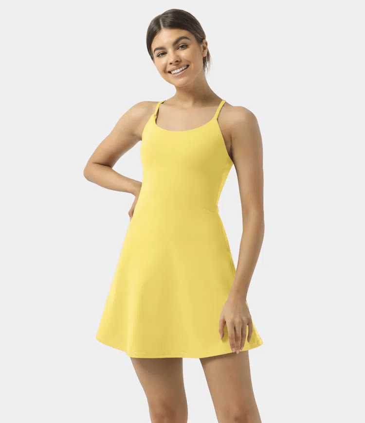 🔥Flash Sale🔥Softlyzero Plush Backless Active Dress-Easy Peezy