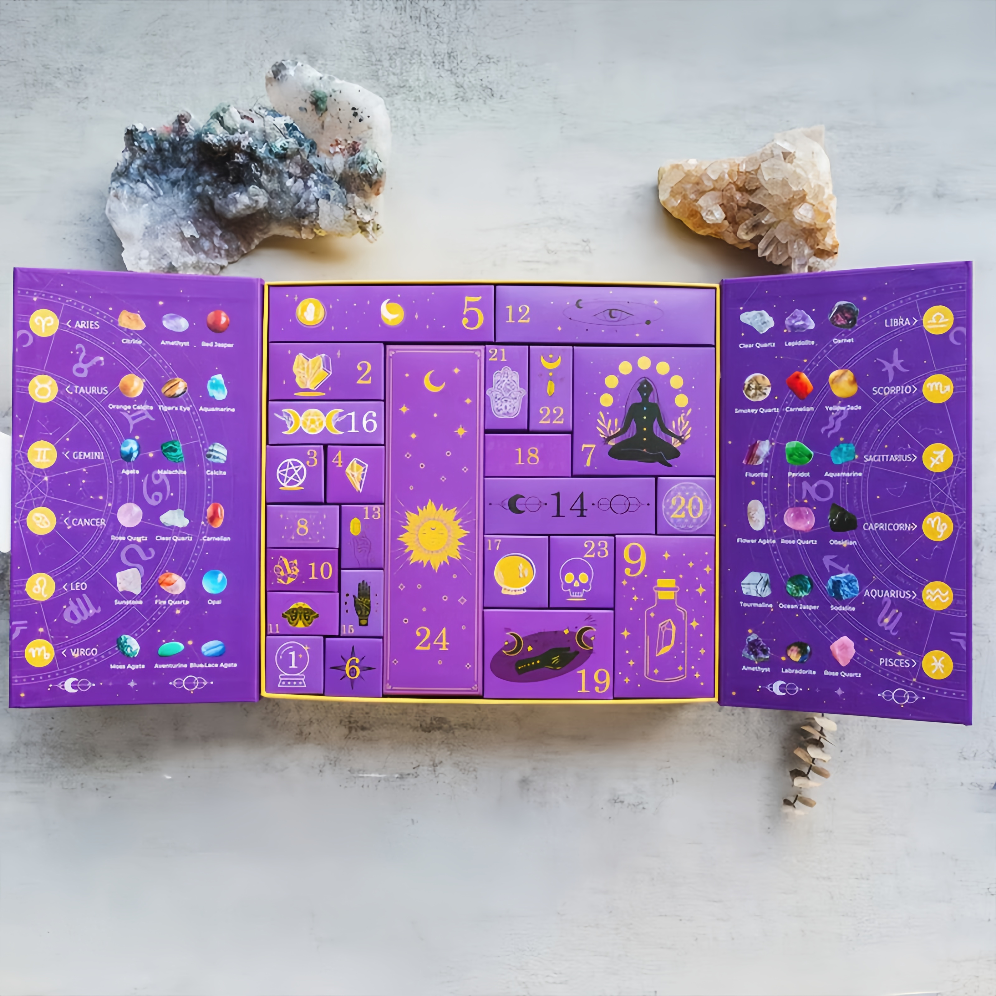 🔥🎃Reiki Crystal Halloween Countdown Gift Box🔮The Magic of Healing and Energy Transfer!