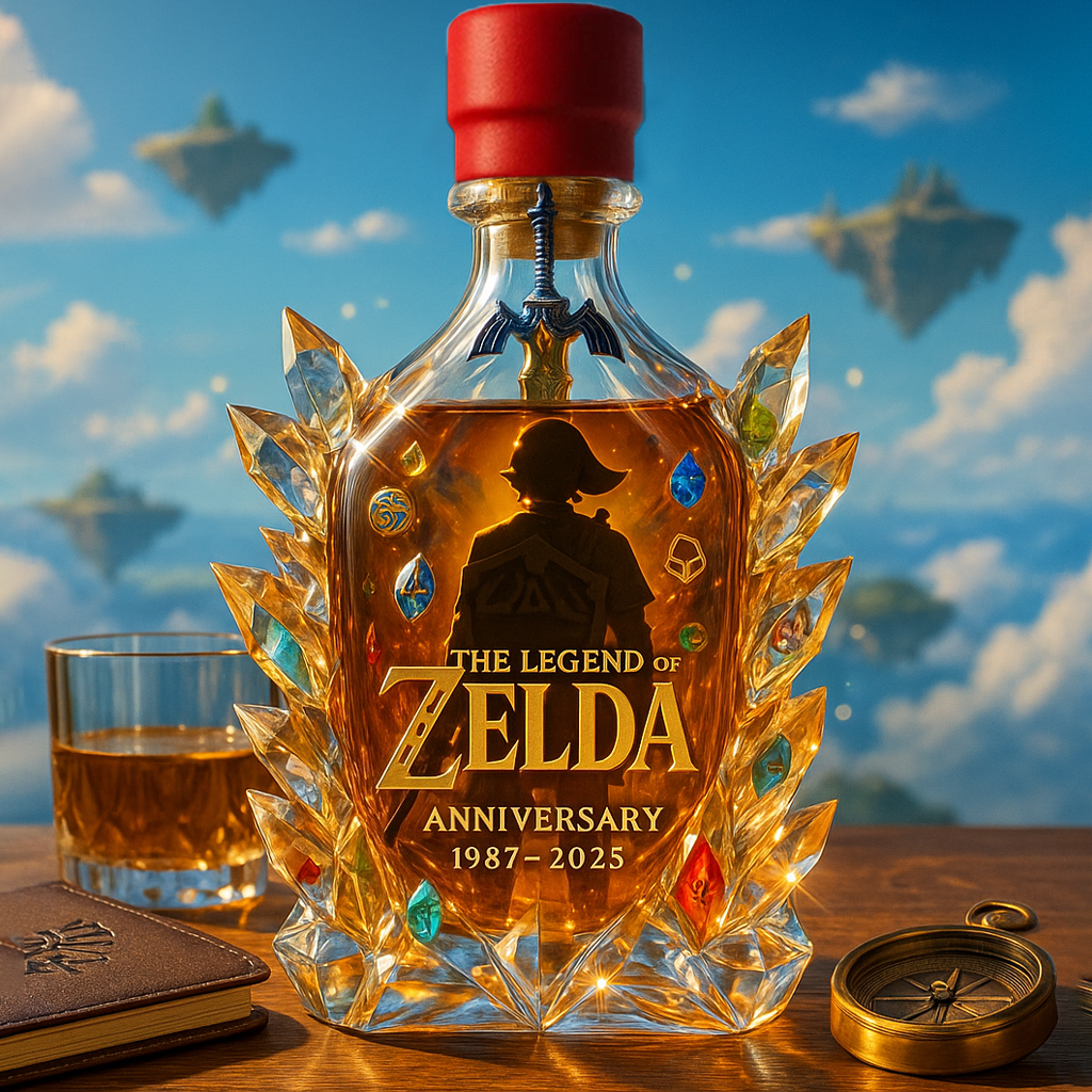 The Legend of Zelda–38Anniversary Whisky Bottle