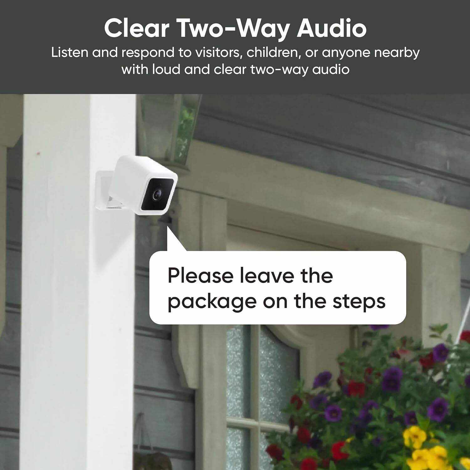 WYZE Cam v3 with Color Night Vision, Wired 1080p HD Indoor/Outdoor Video Camera, 2-Way Audio, Works with Alexa, Google Assistant, and IFTTT