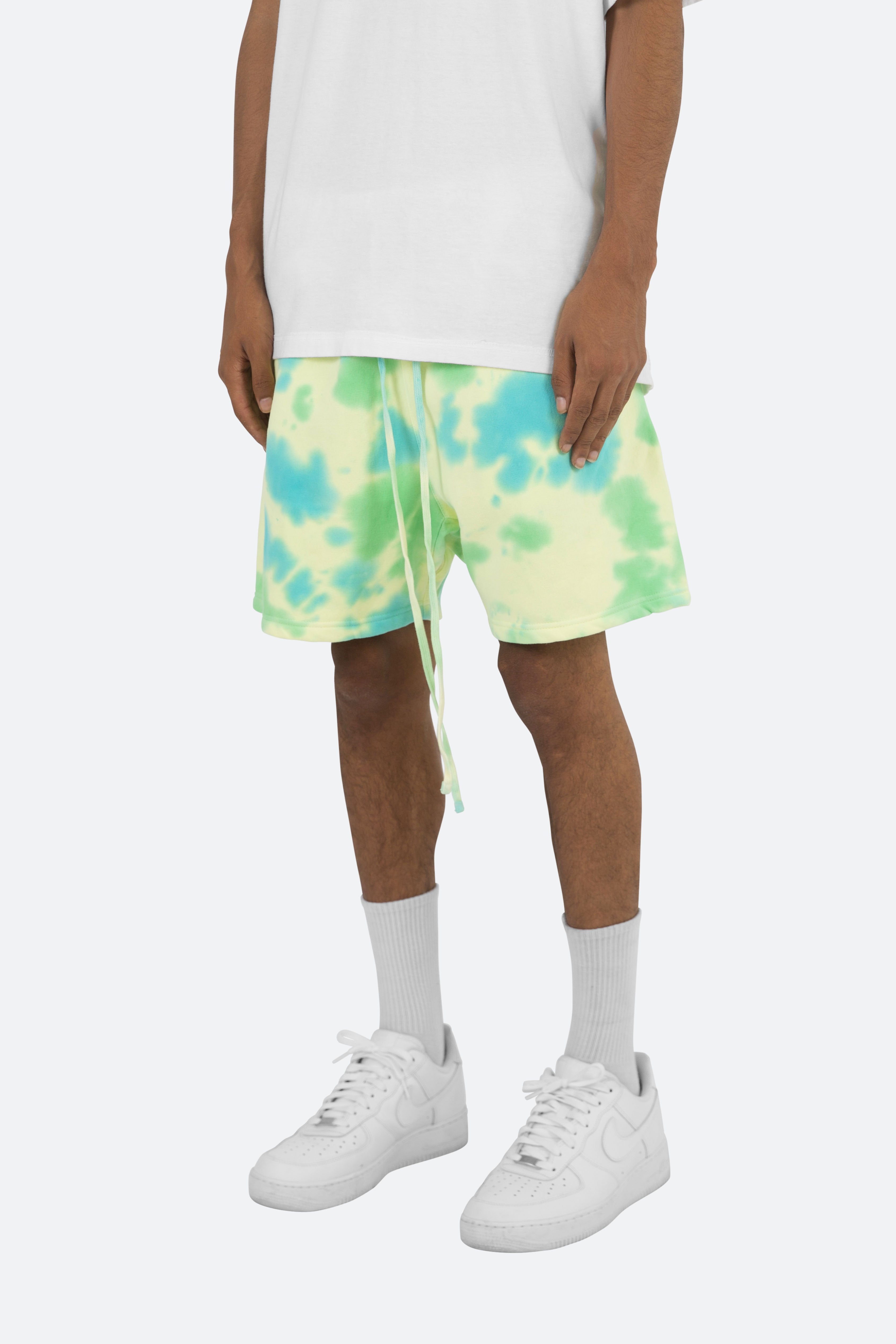 Dyed Every Day Sweatshorts - Yellow/Blue