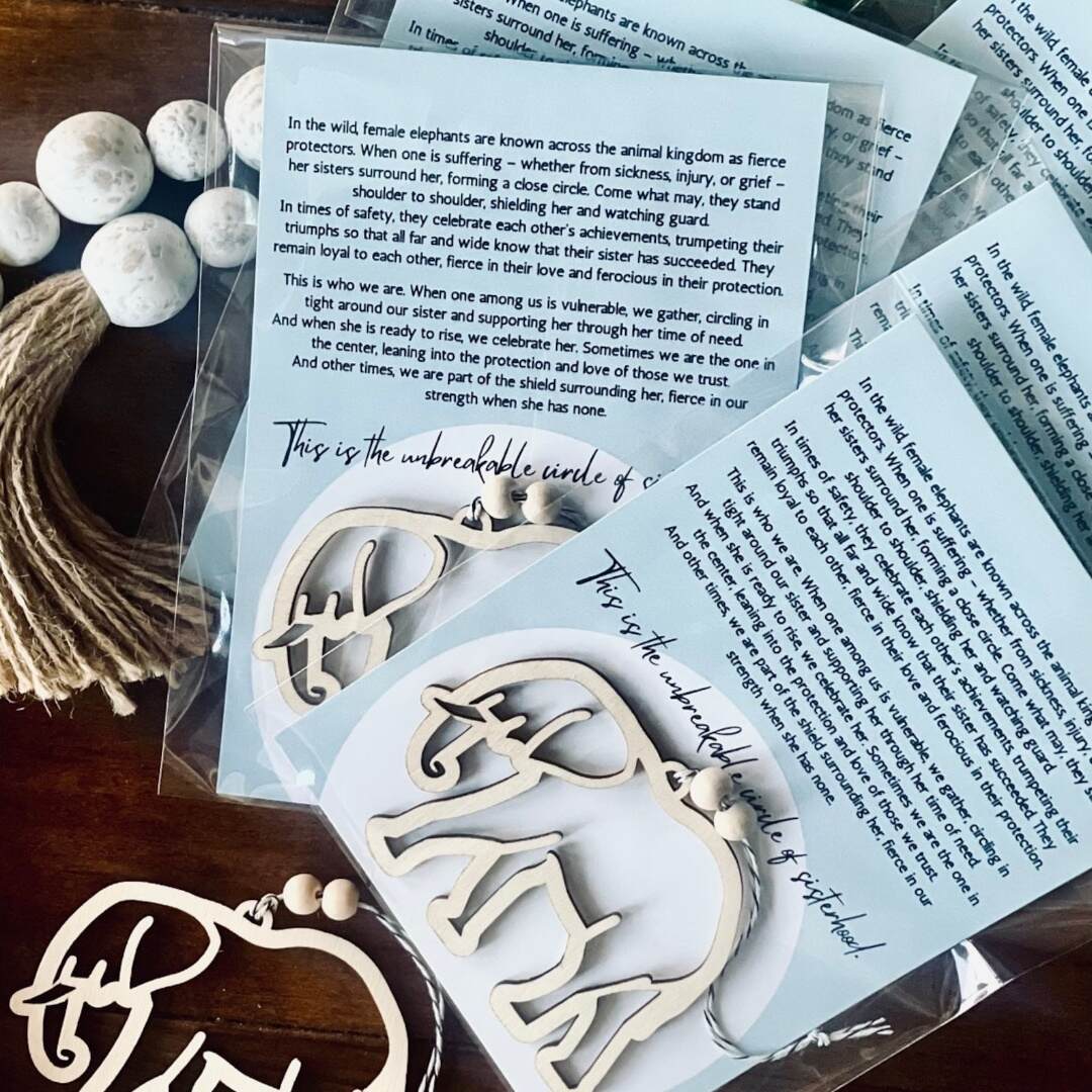 Circle of Sisterhood•Elephant Sisterhood Ornament
