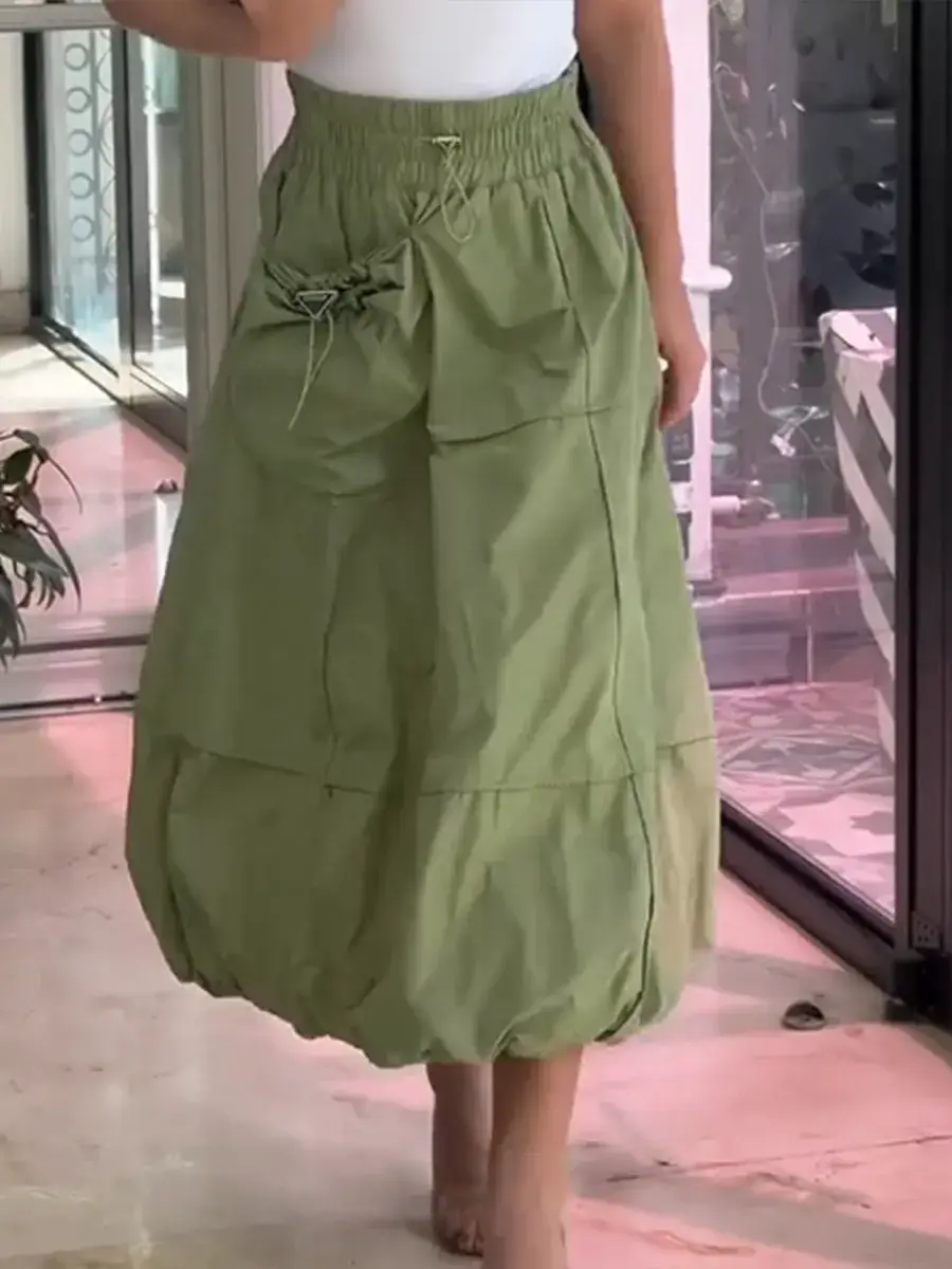 🔥Summer Arrivals🌟Women's Casual And Fashionable Elastic Waist Skirt
