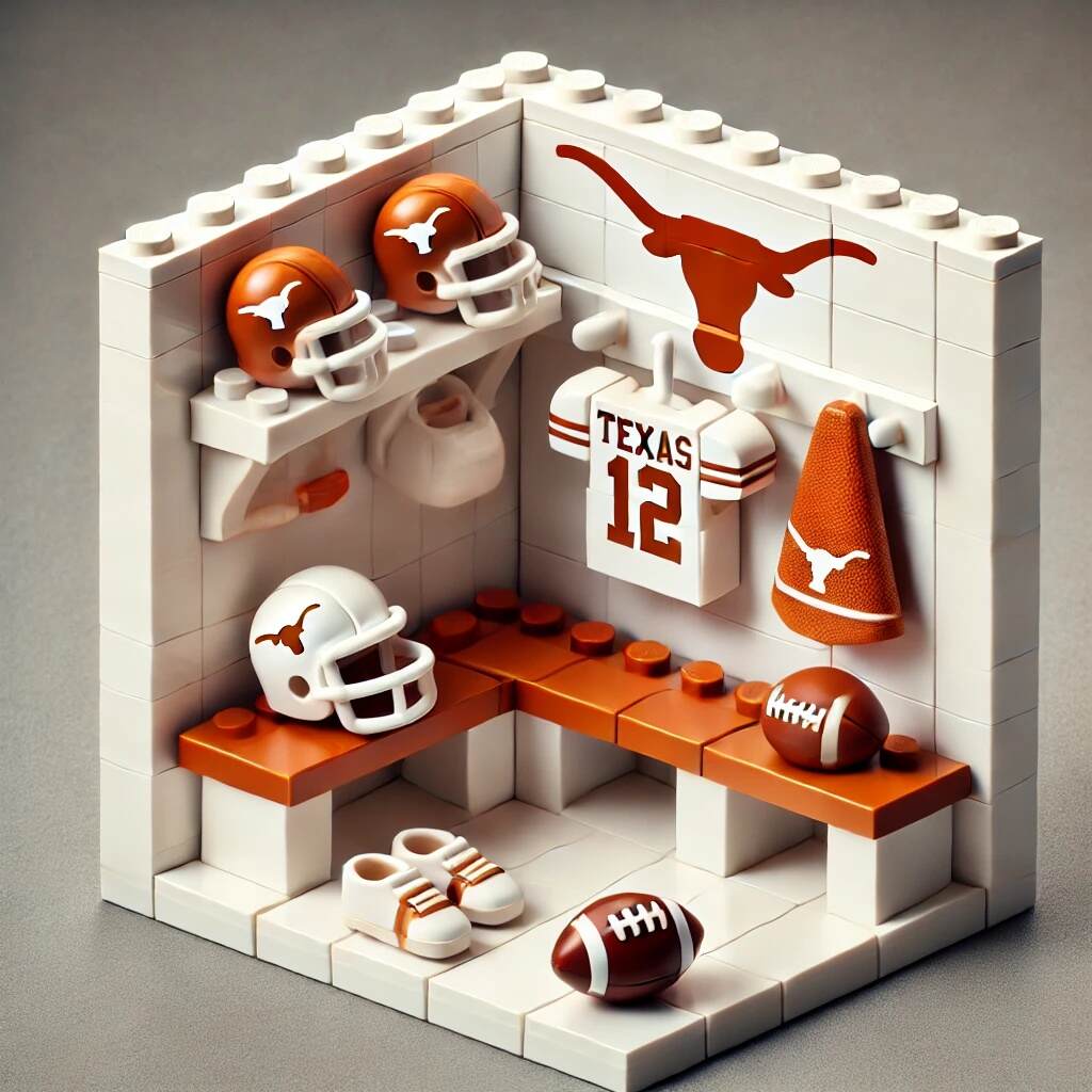 NCAA Team Locker Room Building Blocks