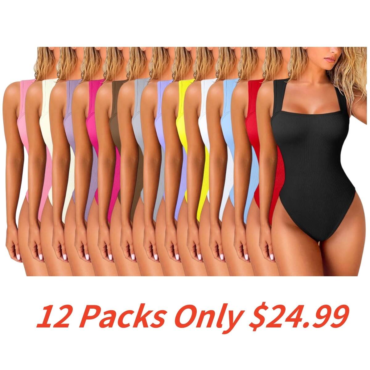 🎁Sleeveless Tank Tops Bodysuits