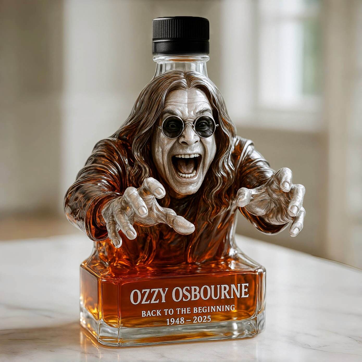 Ozzy Osbourne ·1948–2025 Whiskey Bottle