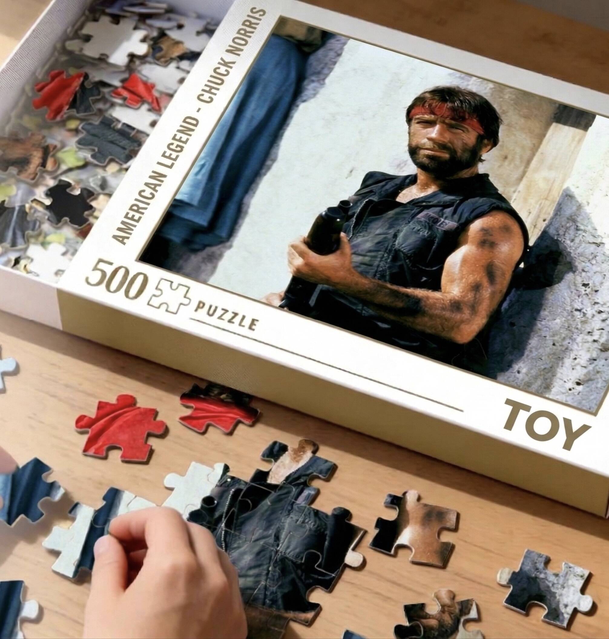 Chuck Norris American Legend Puzzle🧩🔥