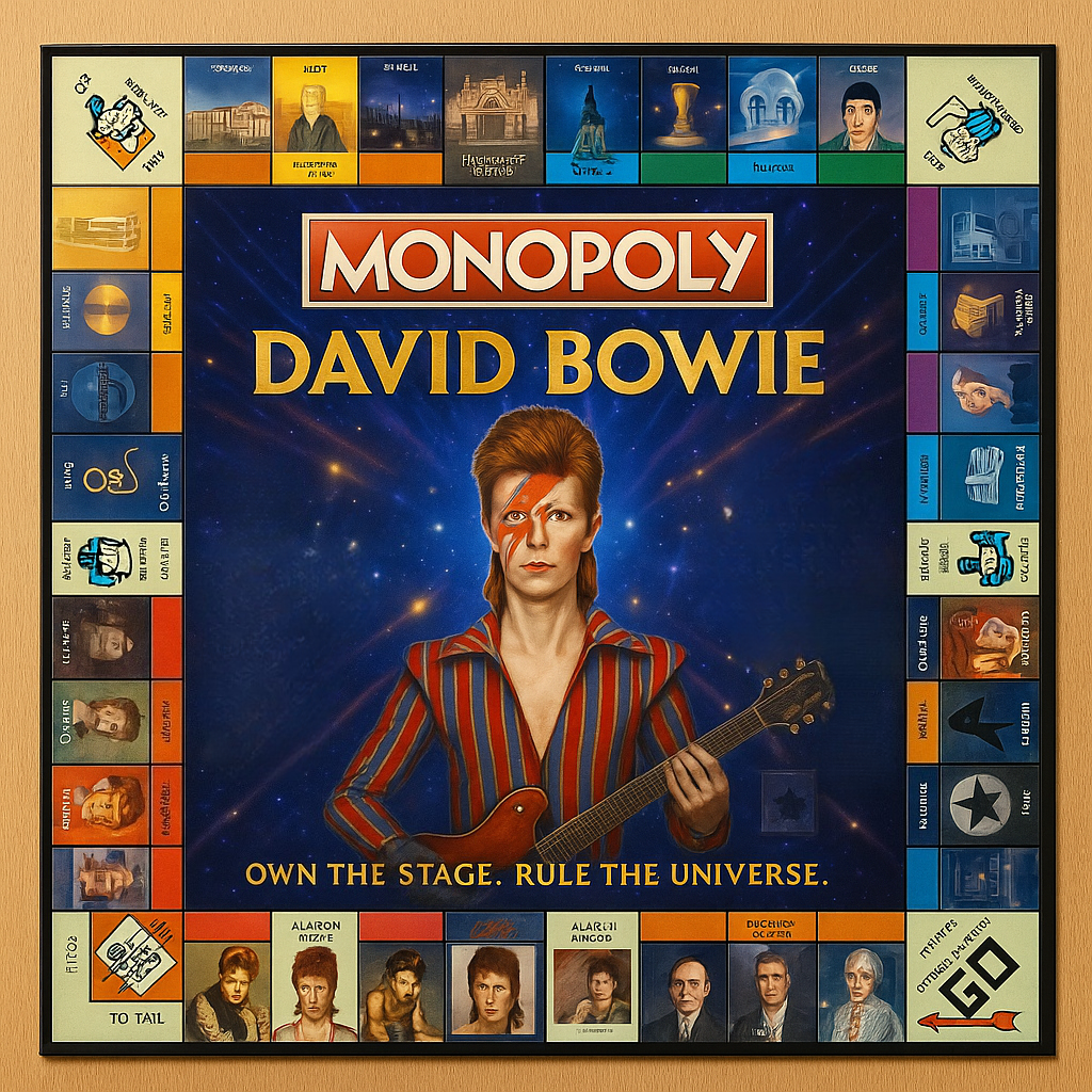 🌈David Bowie Musician Monopoly