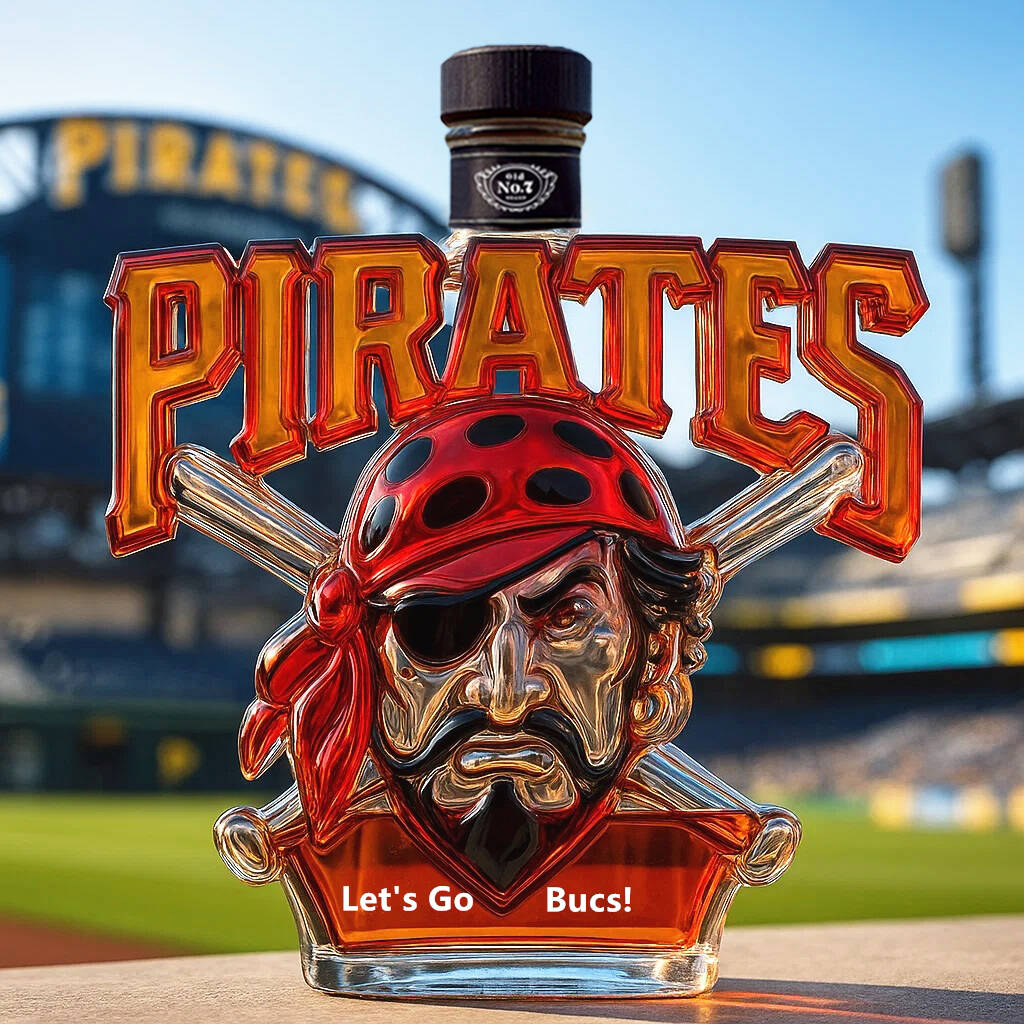 Pittsburgh Pirates whiskey bottle