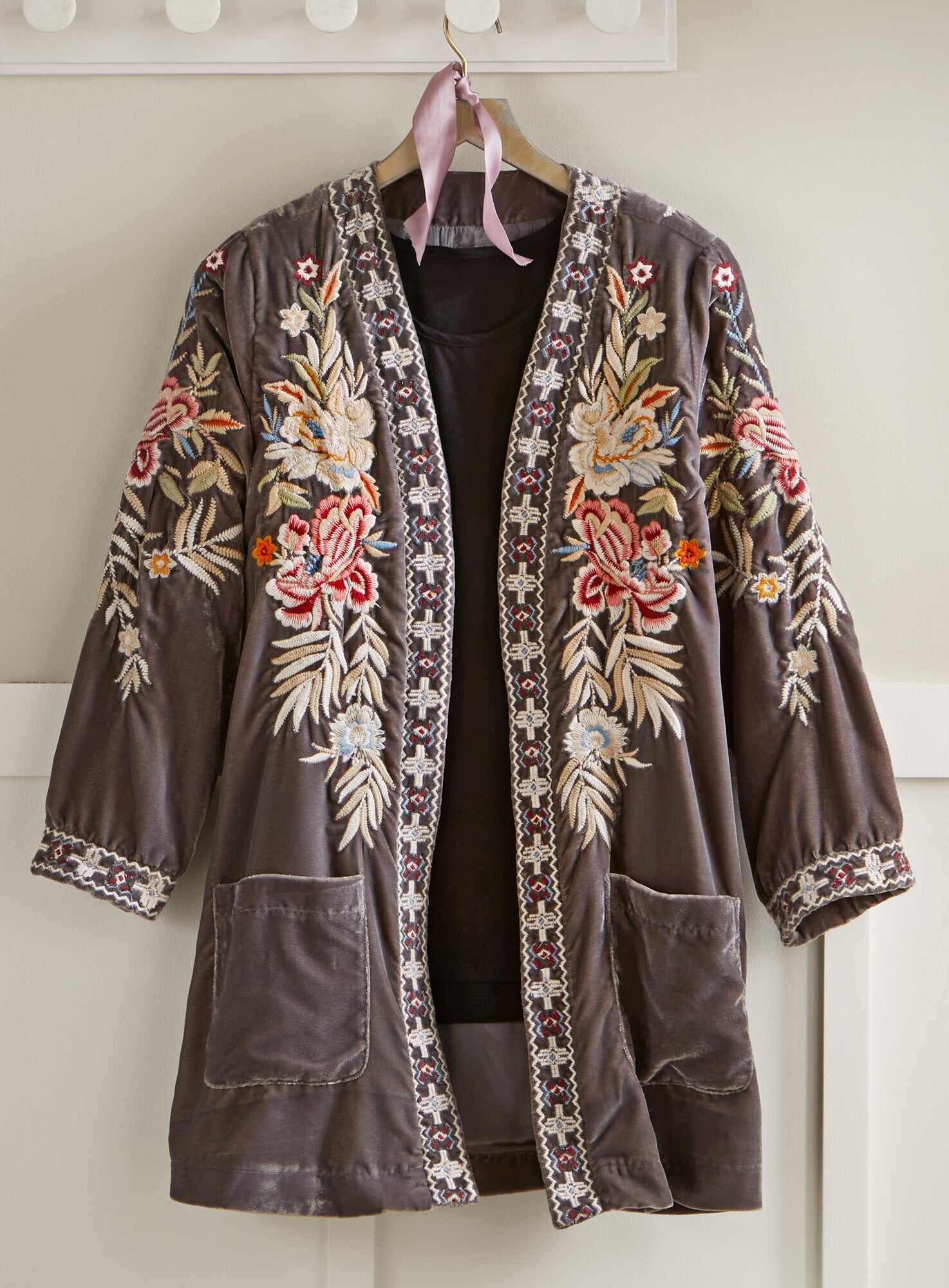 Some Velvet Morning Embroidered Jacket