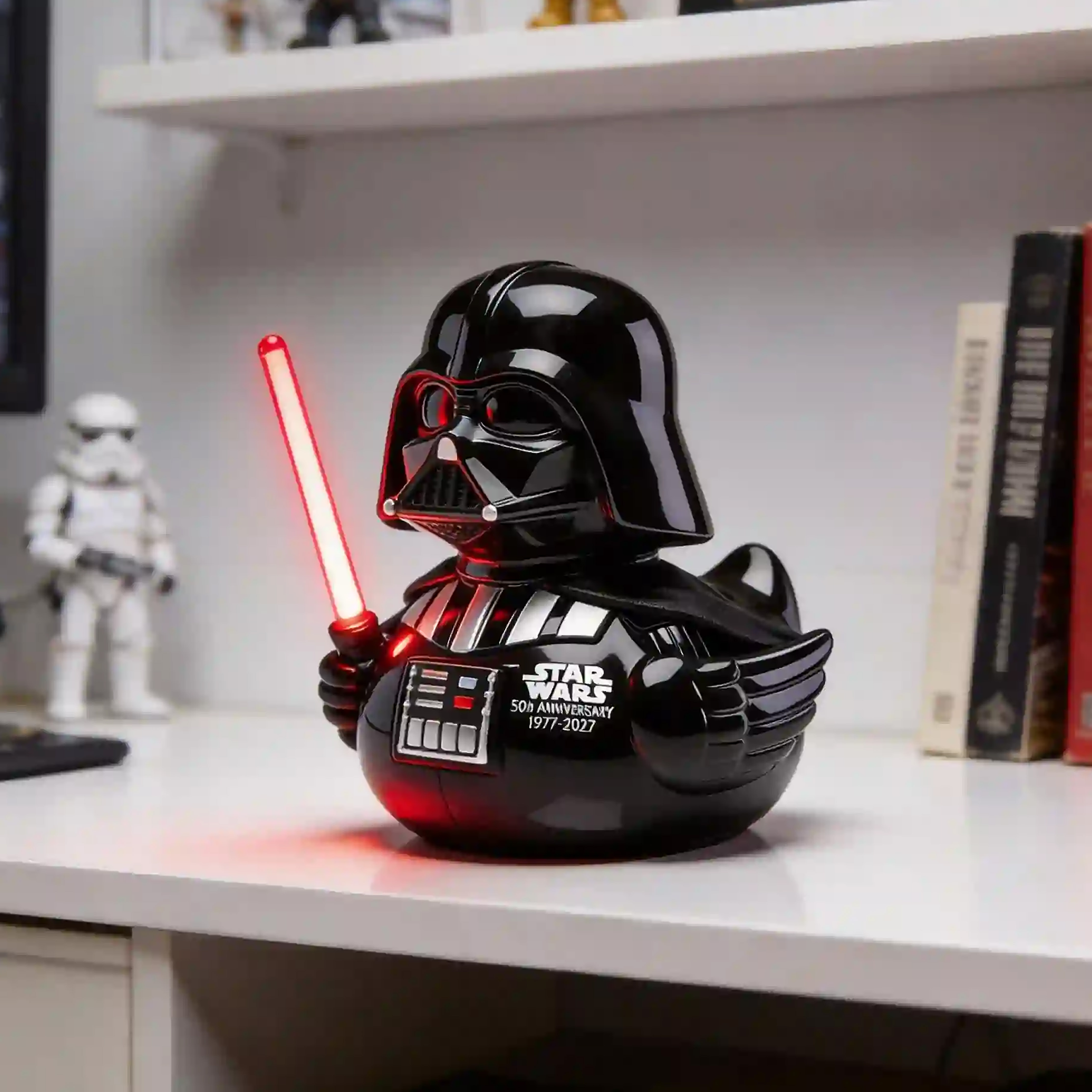 🌌 Star Wars 50th Anniversary: Darth Vader Lightsaber Duck – The Force is Strong! 🦆⚔️
