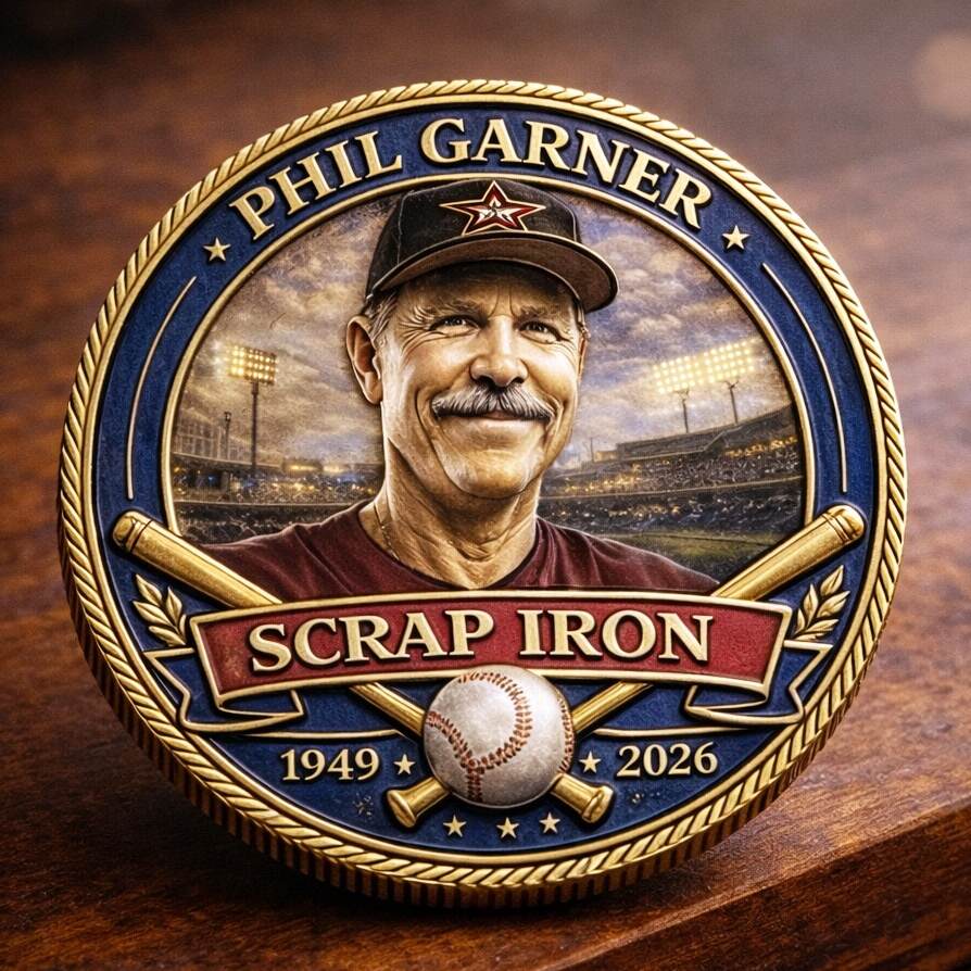 Phil Garner “Scrap Iron Legacy” Commemorative Coin