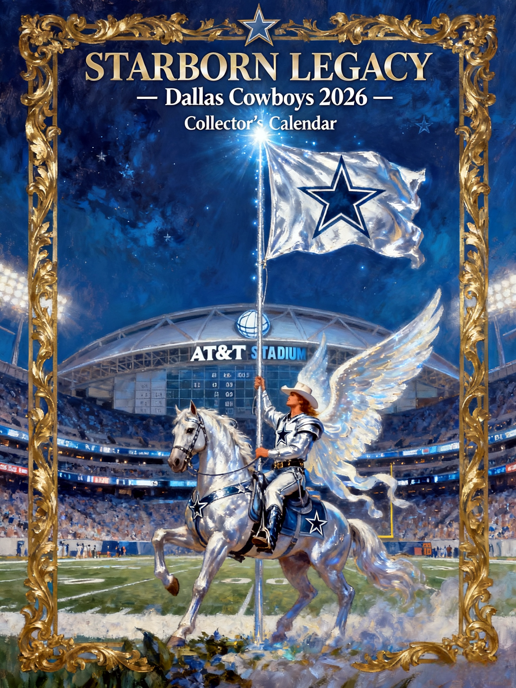 🏈 Dallas Cowboys “Starborn Legacy” 2026 Collector’s Calendar