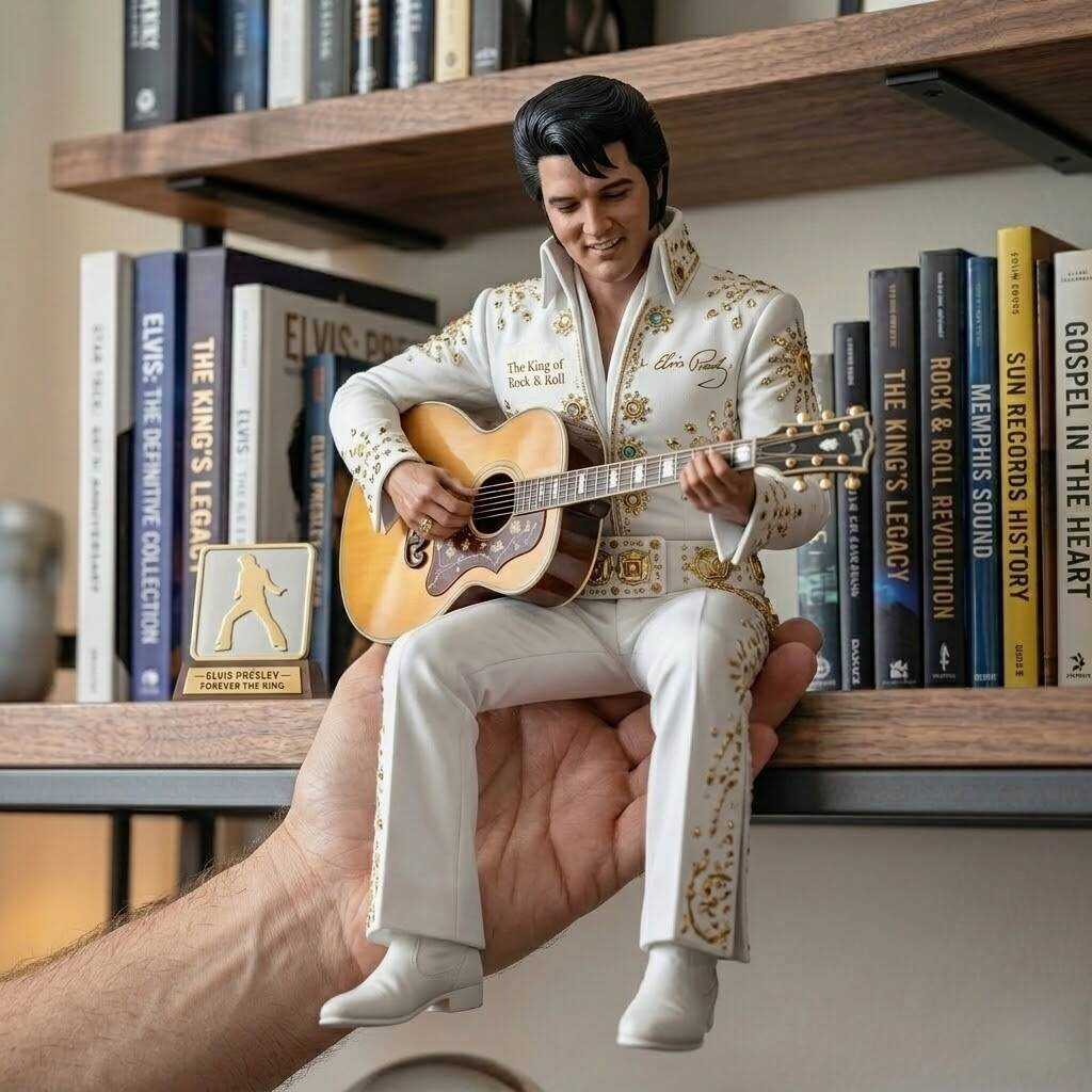 Elvis The King Shelf Collectible Set