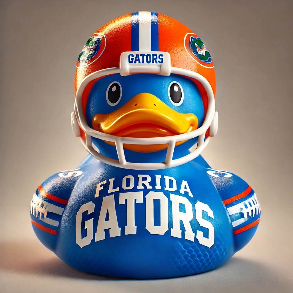 SEC Football Rubber Duck