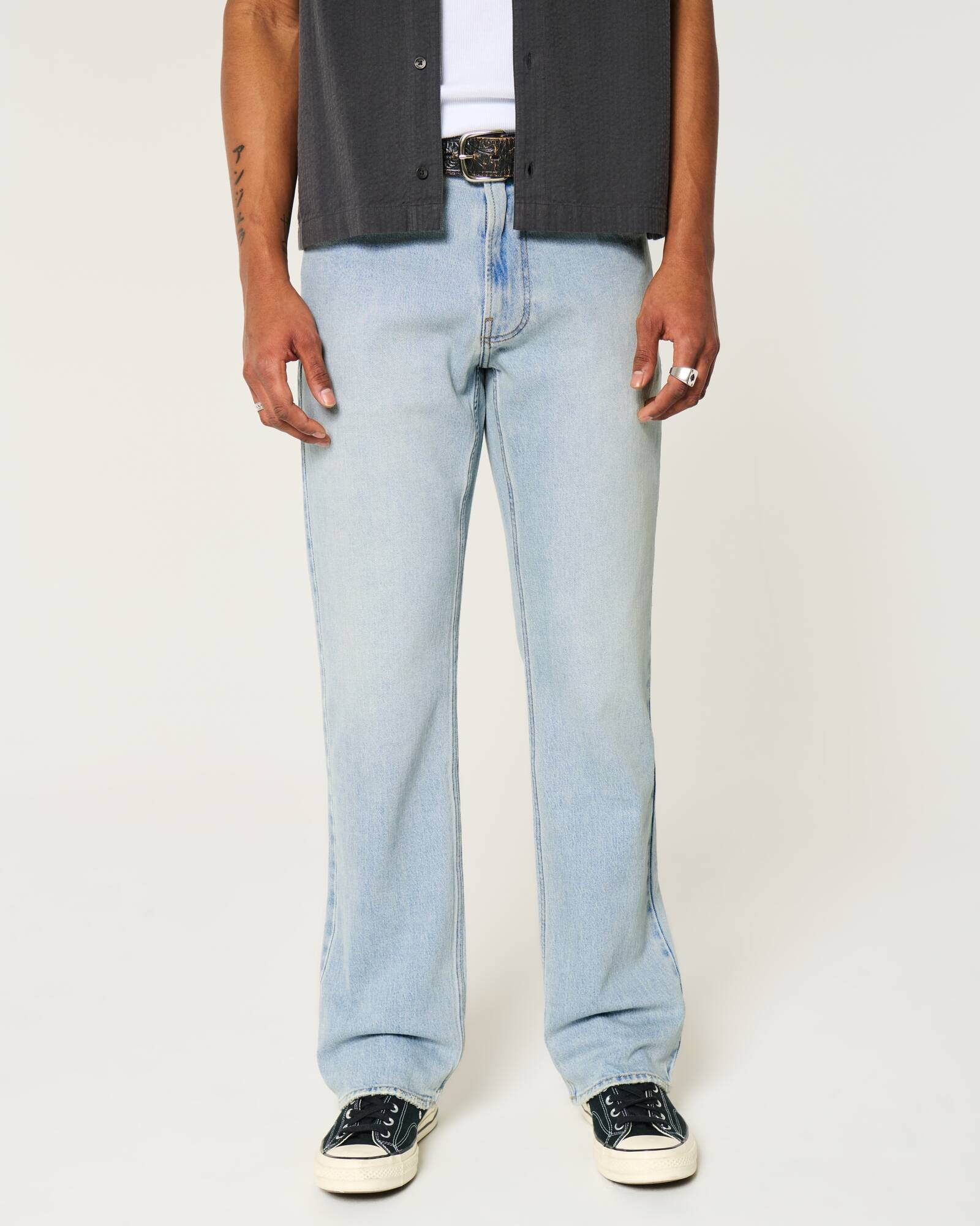 Light Wash Bootcut Jeans
