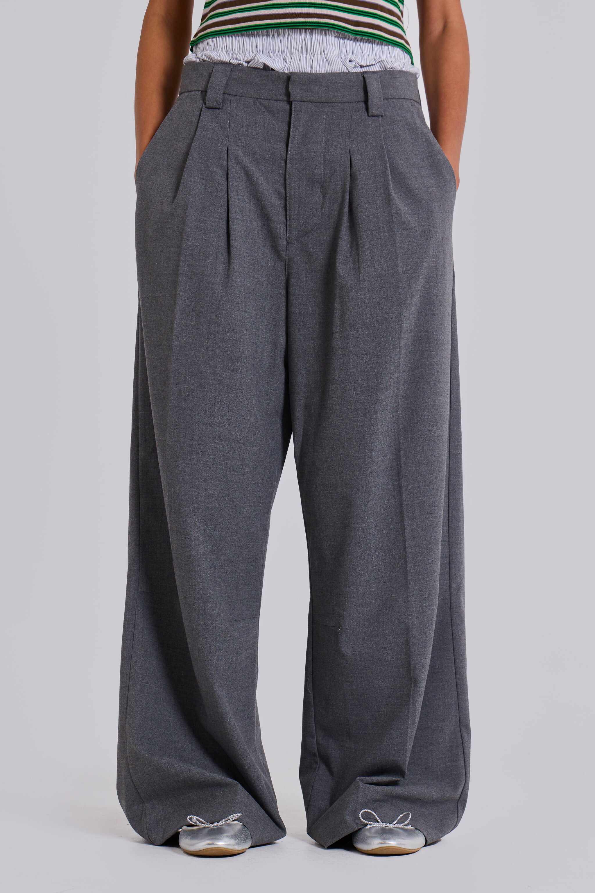 Goliath Grey Suit Pants