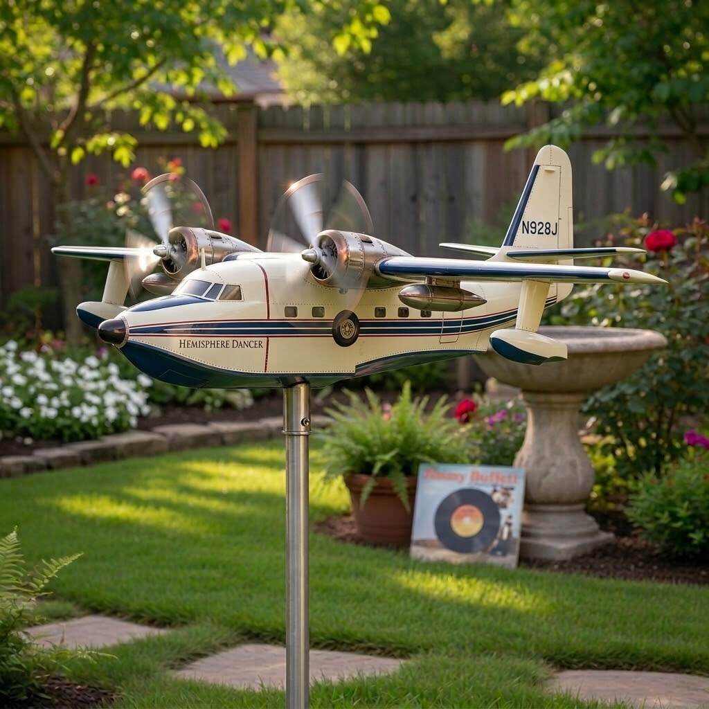 Jimmy Buffett’s Legendary Hemisphere Dancer Garden Wind Spinner