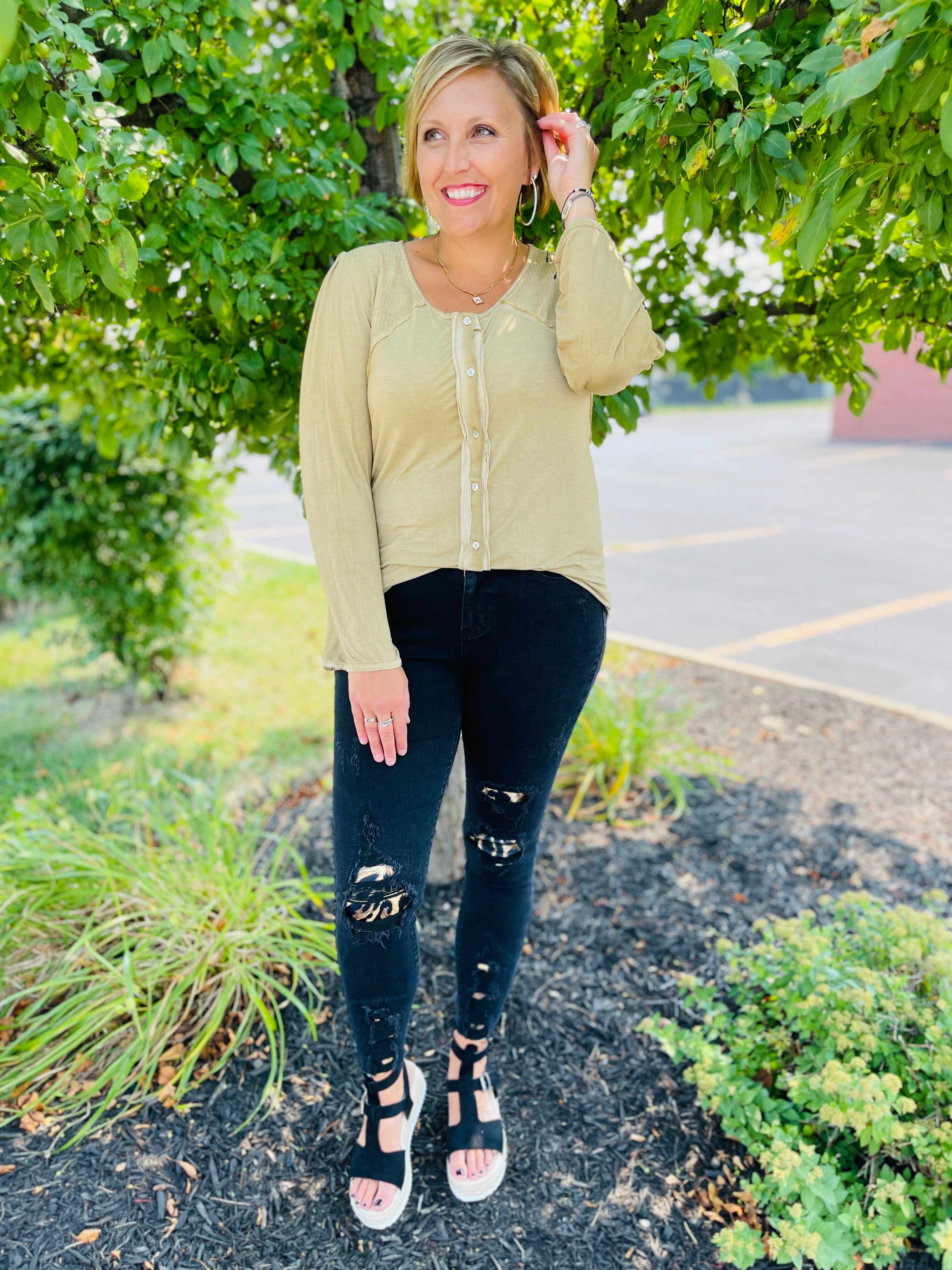 PLUS/REG Pretty Woman Leopard Patch Skinny Jeans