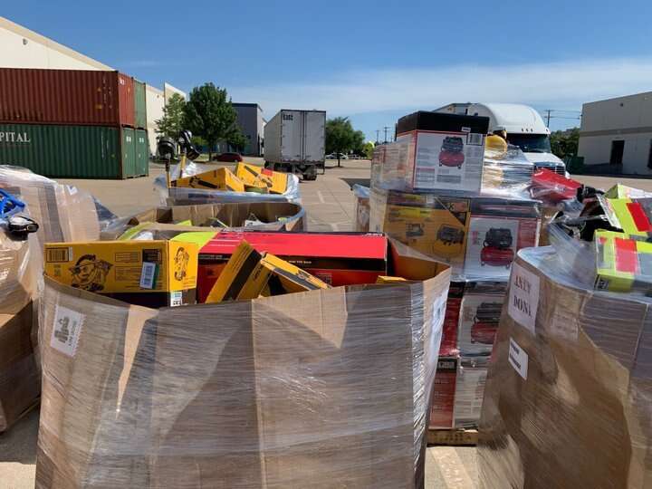 🎁2024 NEW Customer Returns Tool Pallets Online⭐Buy 7 FOOT TALL “MONSTER” PALLETS Online