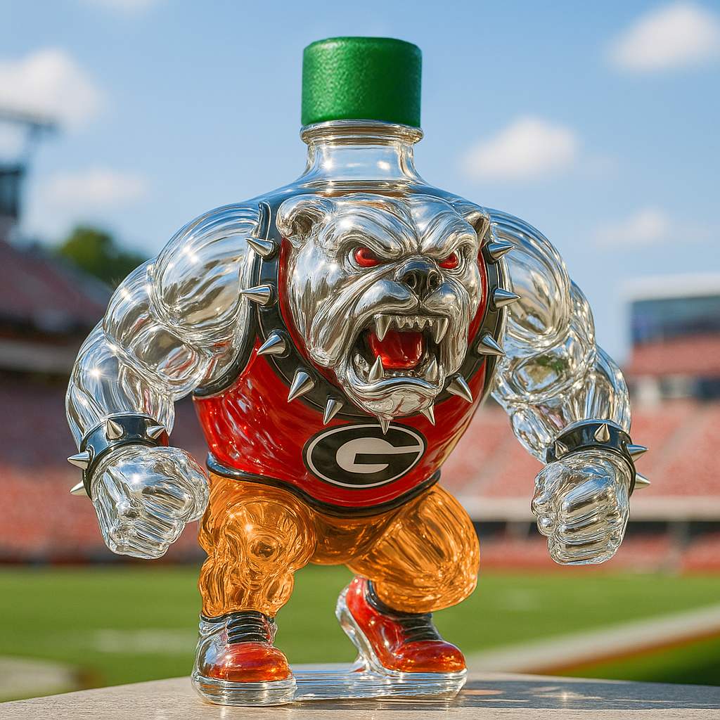 University of Georgia Bulldogs Whiskey Bottle
