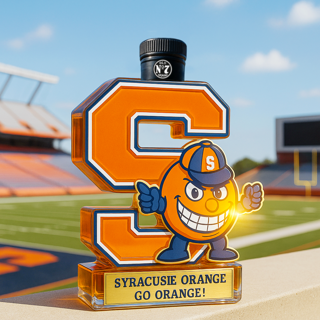 Syracuse University Whiskey Bottle