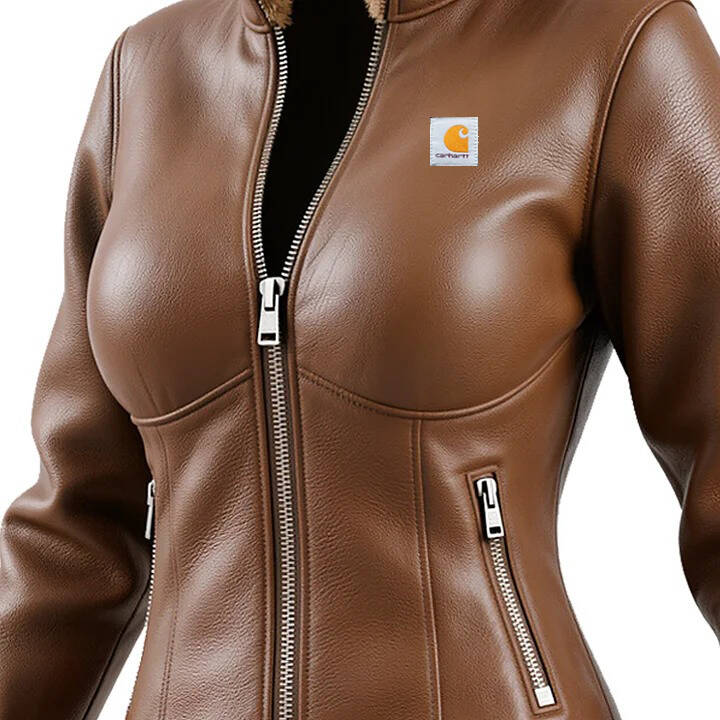 Women's Retro Brown Leather Jacket