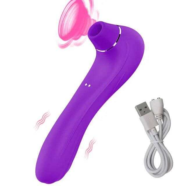 Vagina Sucking Vibrator: Oral Tongue Suction & Clitoris Stimulator
