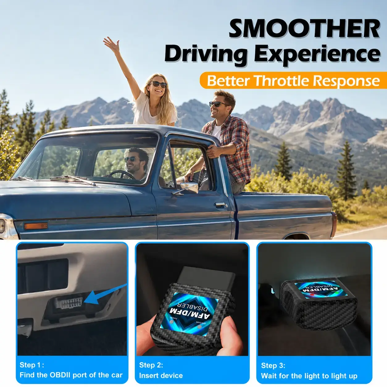 AFM/DFM Disabler,afm delete Compatible with 5.3 Silverado 6.2 Sierra 2007-2022,Active Fuel Management Disable Module,Plug & Play.