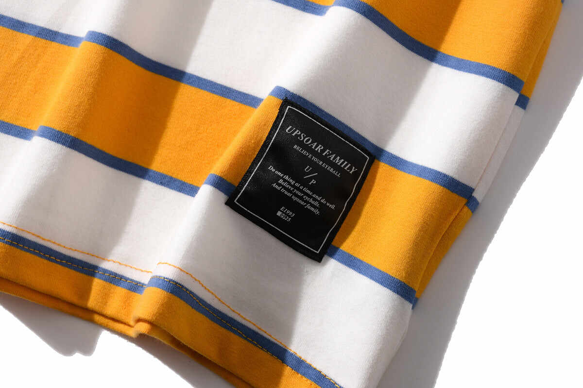 Summer New Striped Short-sleeved T-shirt For Men