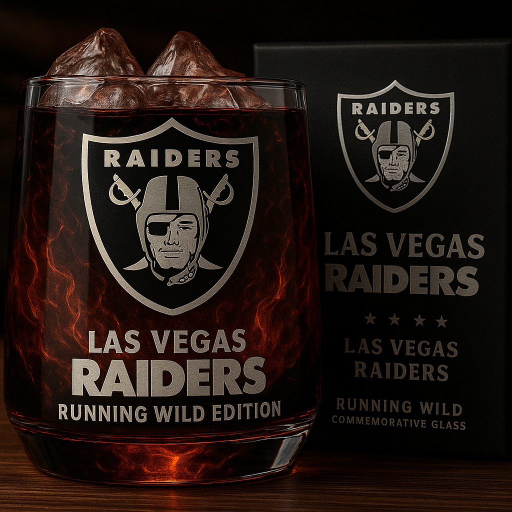 Las Vegas Raiders Glass