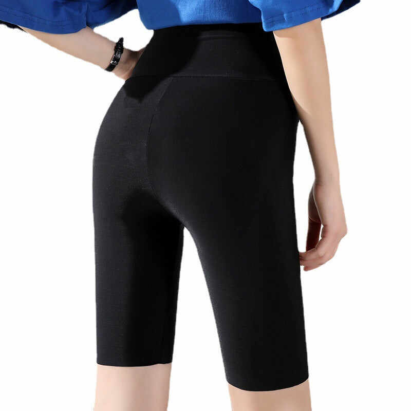 Leggings Women S Five Point Shorts Thin Tight Fitting Stretch Yoga